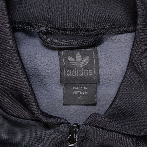 Adidas Track Jacket Men's Medium Black - Picture 4 of 8